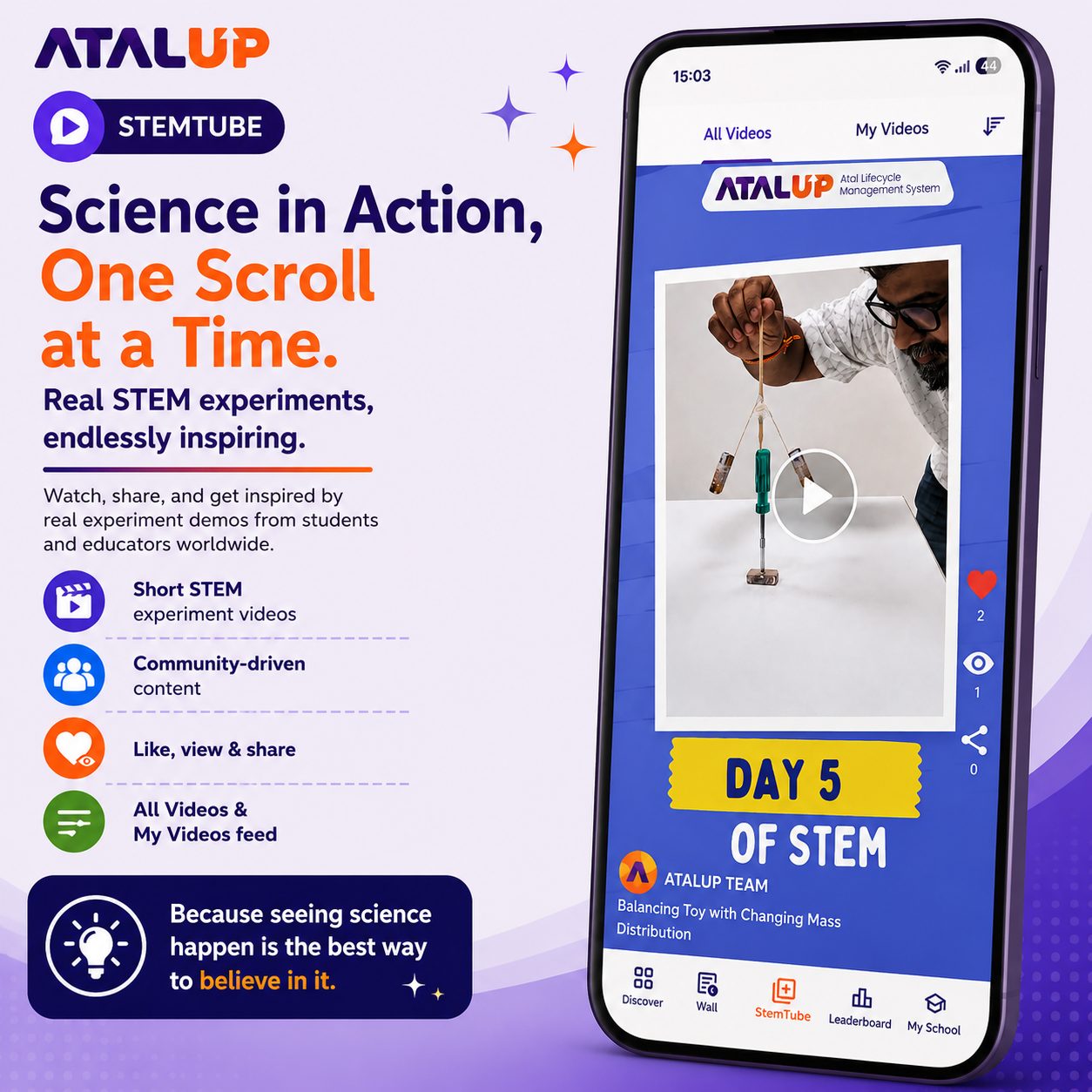 ATALUP STEMTube and community wall